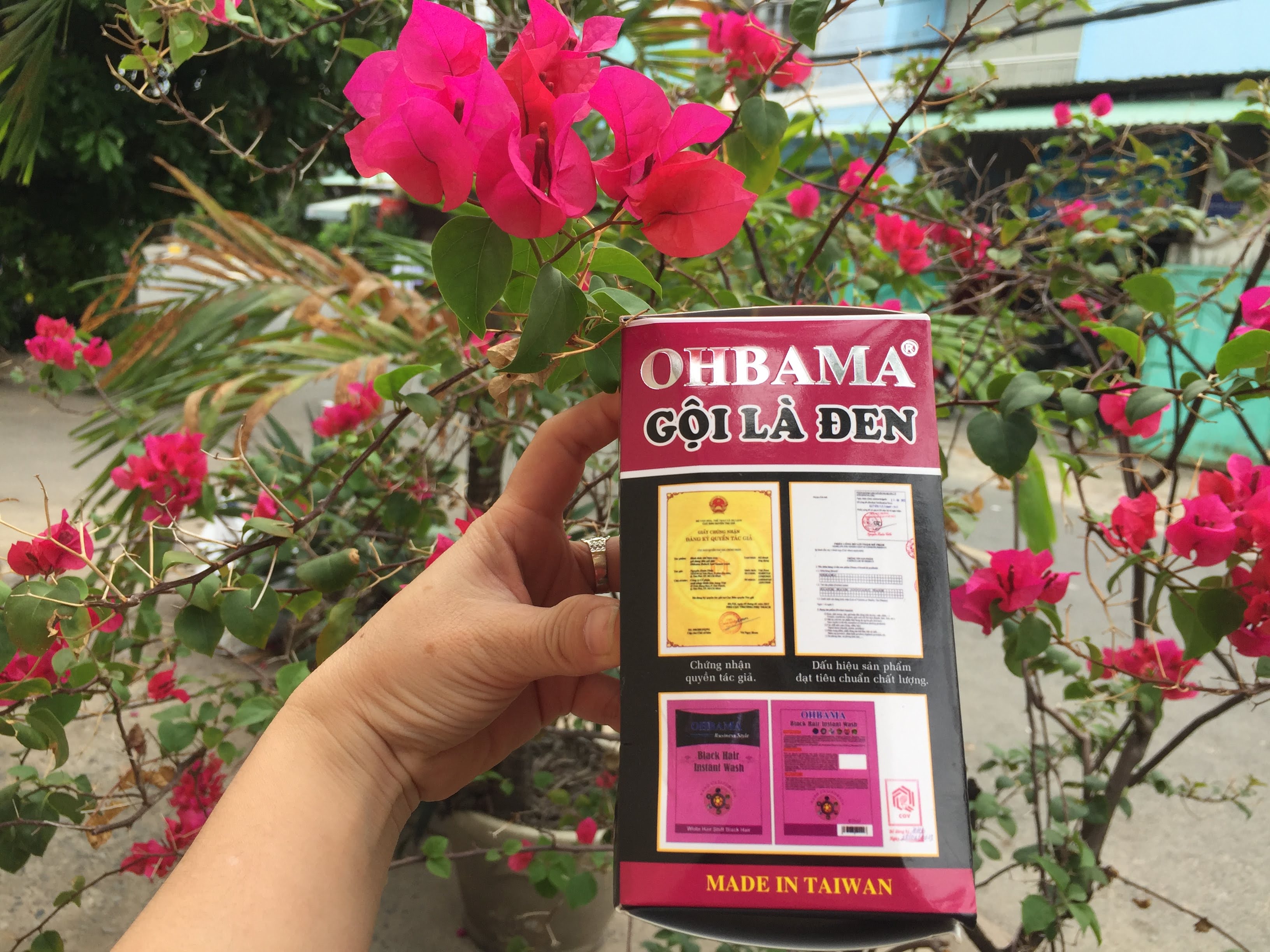 Combo 2 gói dầu gội là đen Thảo dược OHBAMA 40 ml