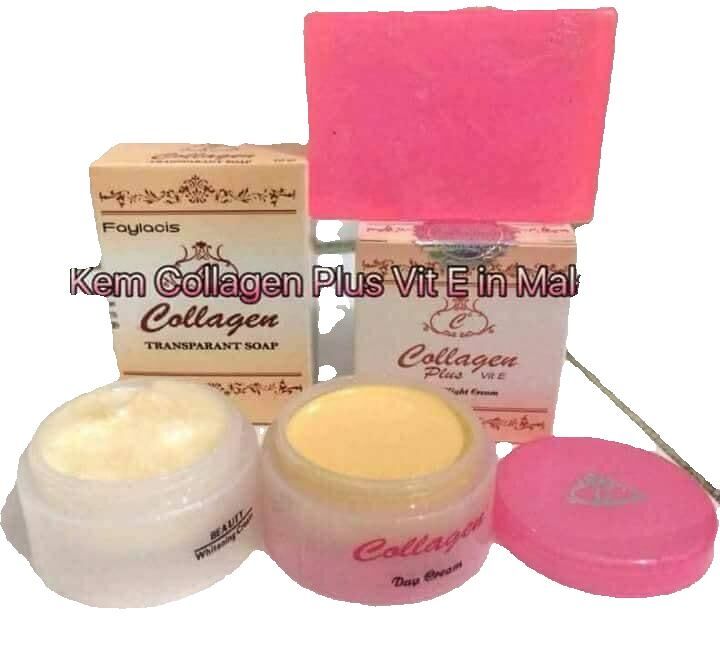 Bộ kem colagen plus vit e.