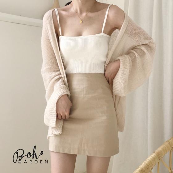 Áo Khoác Cardigan Len Mỏng Hàn Quốc