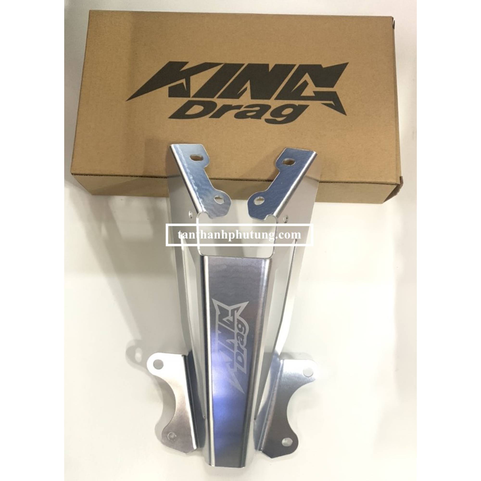 Đuôi dè king drag nhôm cnc exciter 150-bạc