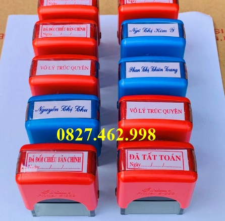 Khắc dấu tên, dấu mộc tên cá nhân - Làm con dấu