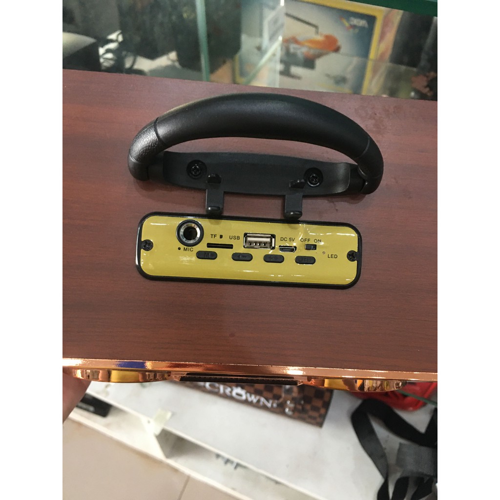 Loa F6 (karaoke, mic)