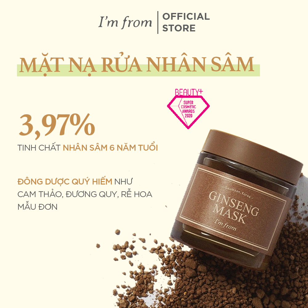Mặt nạ I'm from Ginseng mask 120g