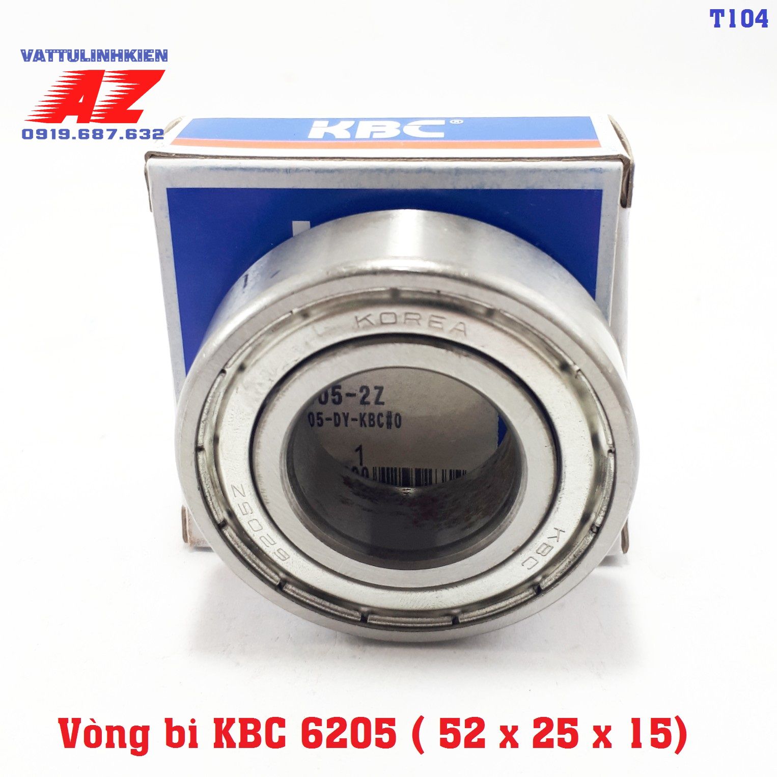 Vòng bi korea kbc 6205z