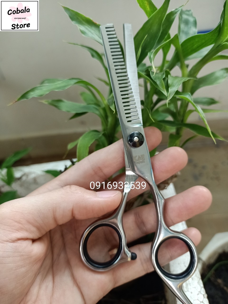 Bộ kéo cắt tỉa tóc Kai Nhật (có tặng bao da đi kèm) - Gia Dụng Nhật - Cobala Store