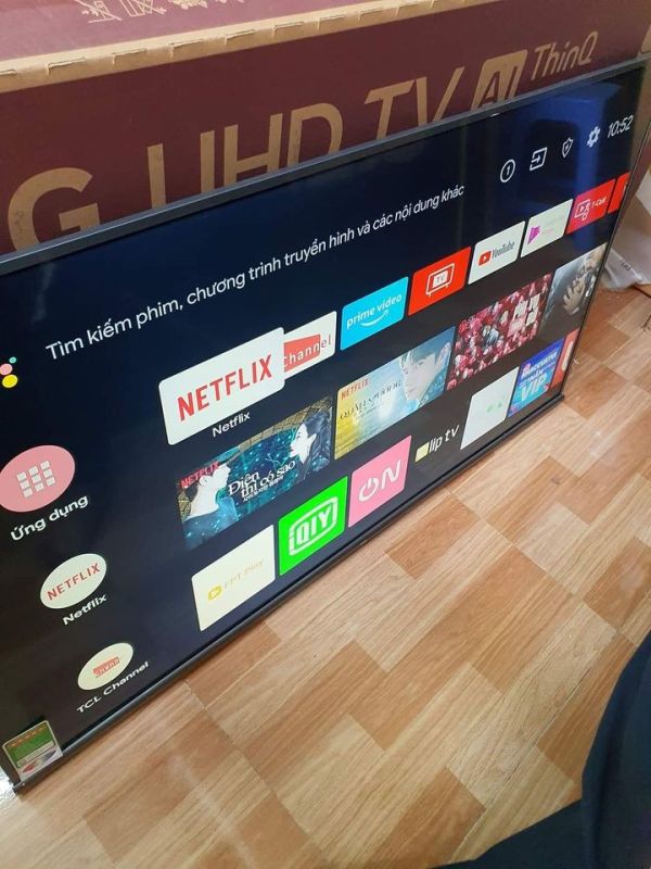 Bảng giá TCL 55inch AndroidTV 4K 2019 model L55A8 (Like new bh chính hãnh hơn 34 tháng như mới)