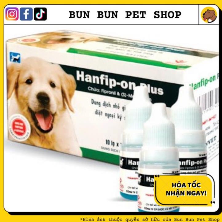 Nhỏ gáy trị ve rận bọ ghẻ chó Hanfip-on Plus