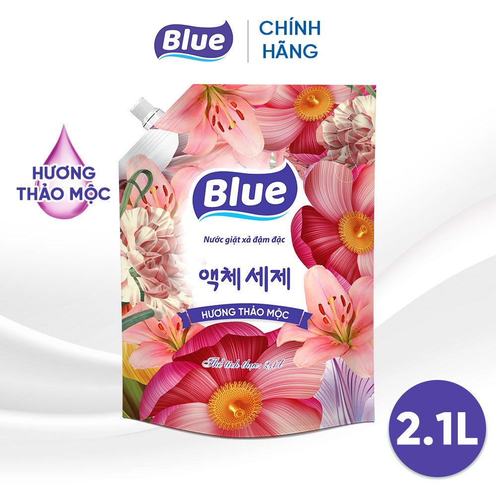 Nước Giặt Xả Blue (Hàn Quốc) Túi 3L6