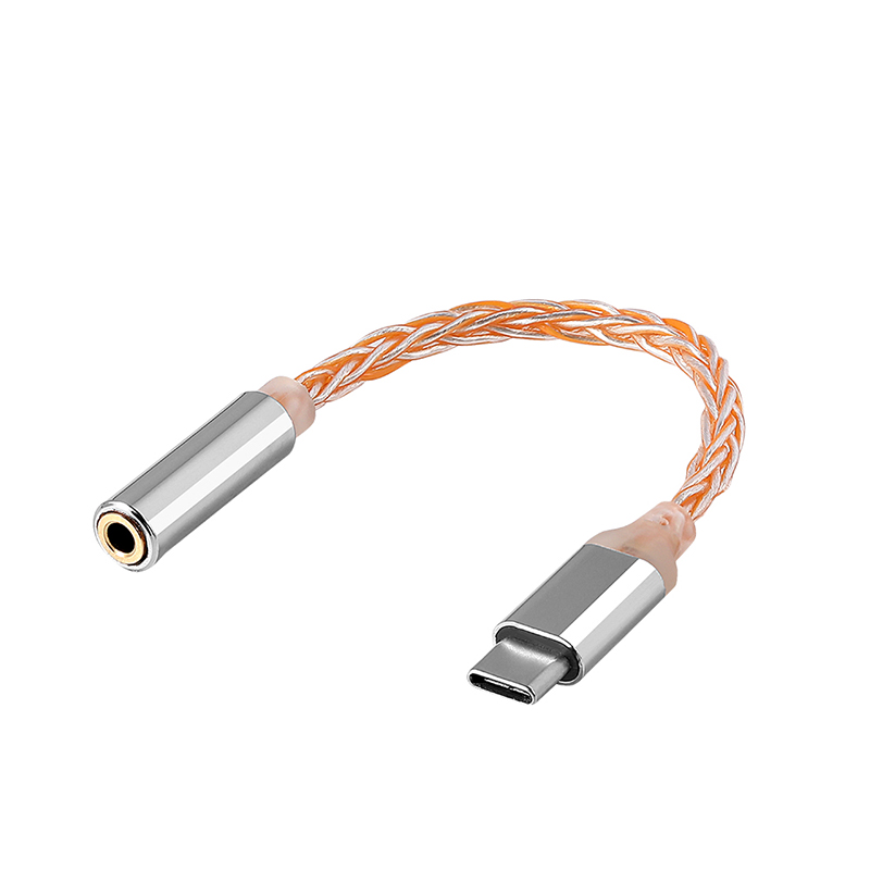 JCALLY JM6 Type-C to 3.5mm CX31993 digital audio portable decoding amp Hifi DAC mobile headset USB Type C to 3.5mm adapter
