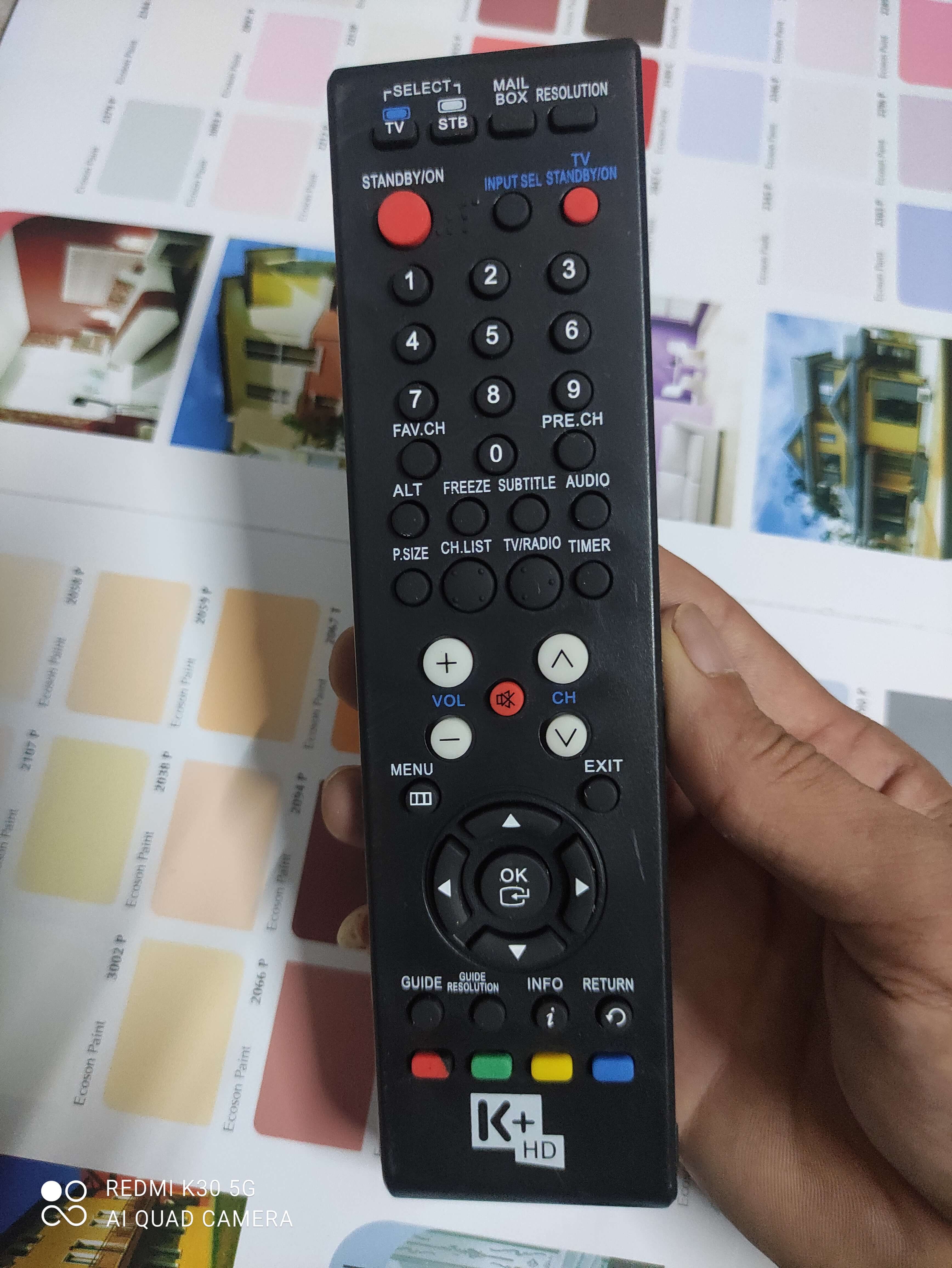 REMOTE ĐIỀU KHIỂN ĐẦU THU K+ HD