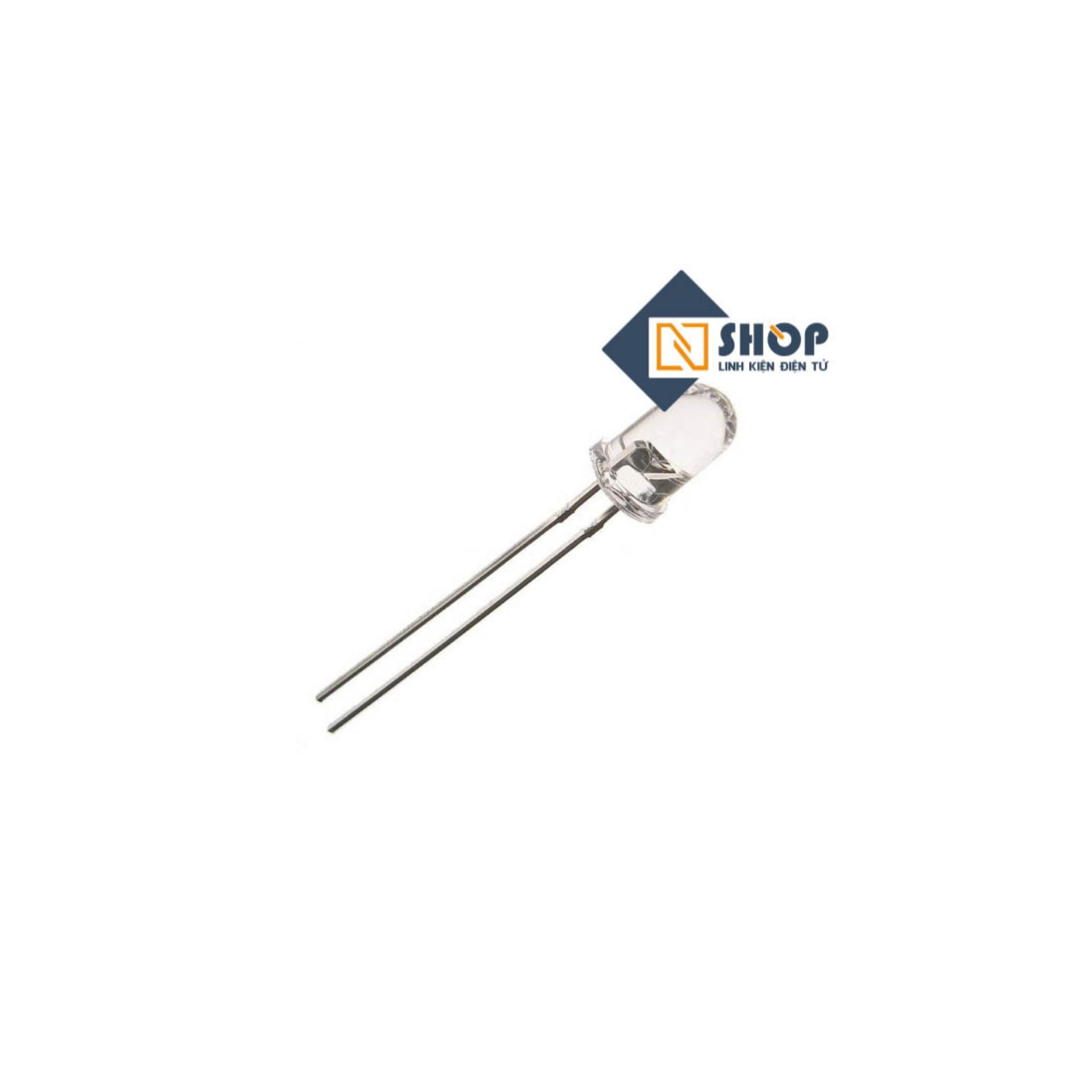 Led trong 5mm Xanh lá (50 con)