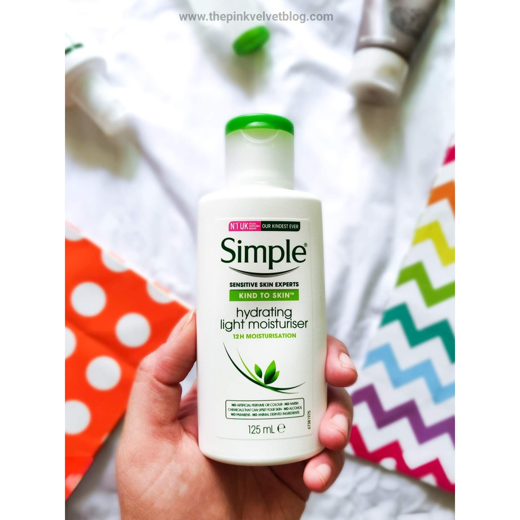 [HCM]Simple - Sữa Dưỡng Da Simple Kind To Skin Hydrating Light Moisturiser (125ml)