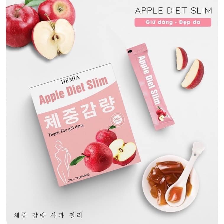 Thạch táo giảm cân Hemia 30 gói