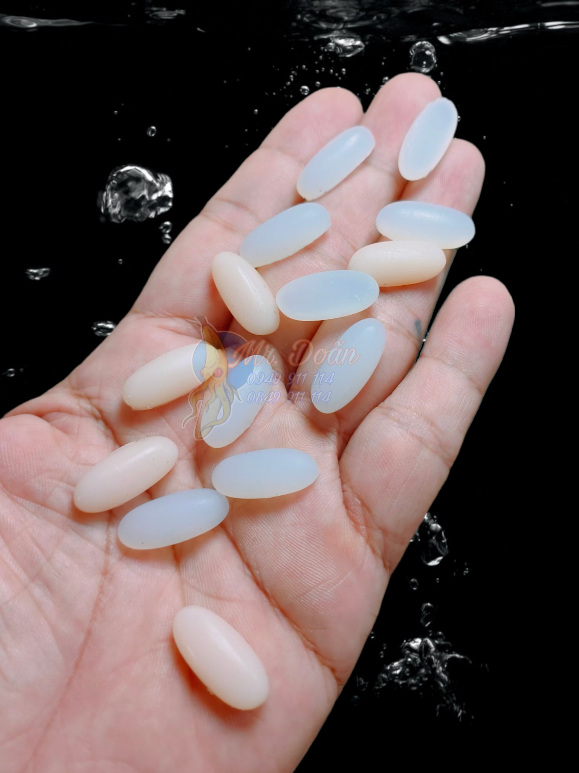 [Giá hủy diệt] [Ảnh thật] Bi Silicone Oval Dài