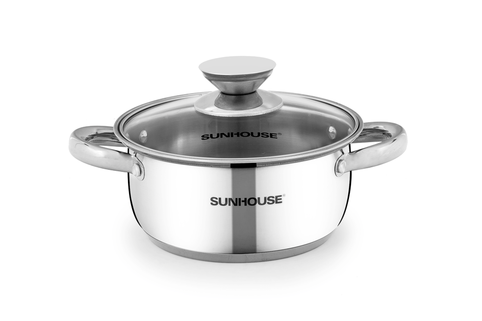 Nồi inox 3 đáy 16 cm SunhouseIME142