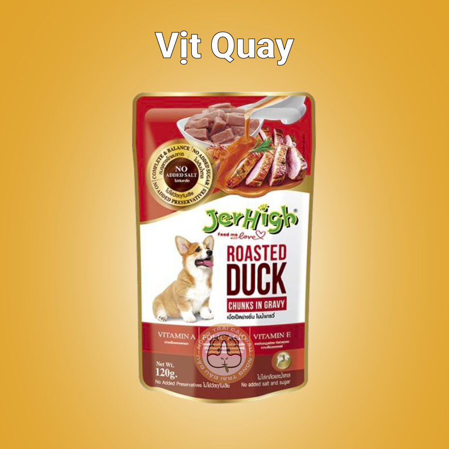 Pate Cho Chó JerHigh Sốt Thịt Cao Cấp 120g