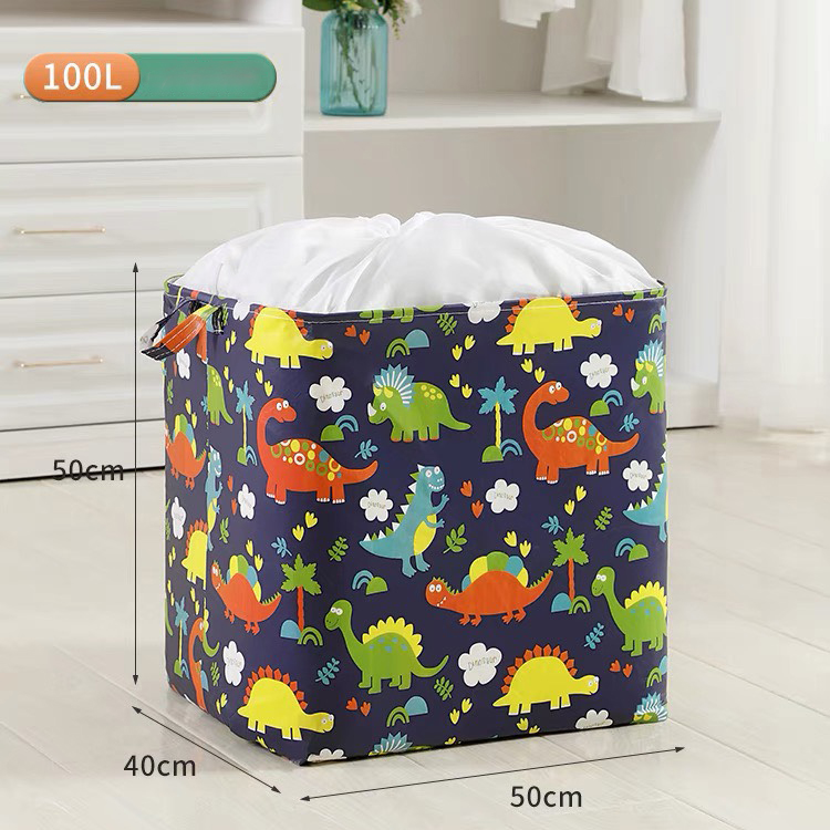 [FREESHIP❤️] Túi vải đựng đồ siêu to khổng lồ cỡ lớn 100 lít, dày dặn, chắc chắn, kích thước 50x50x40 cm
