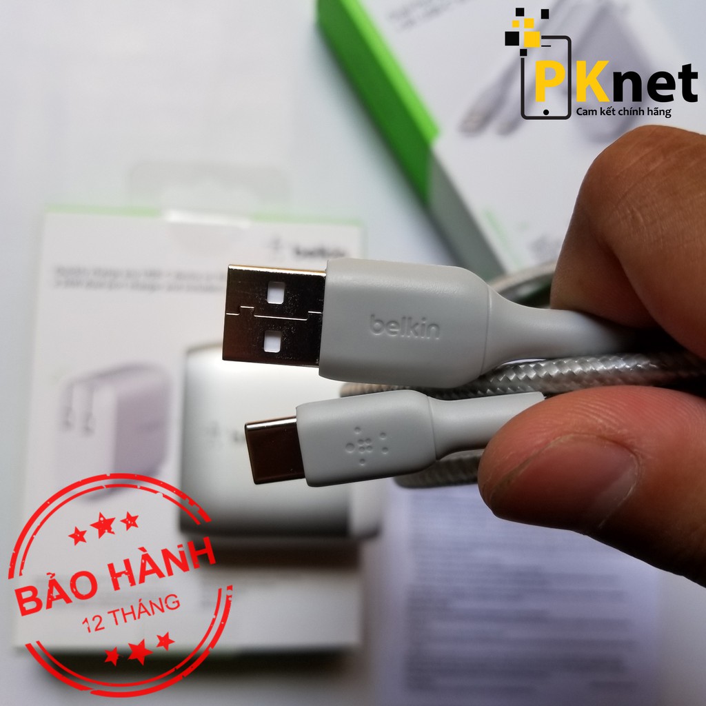 Cáp Belkin USB type C 3.1 dài 1M và 1.5M thương hiệu Mỹ
