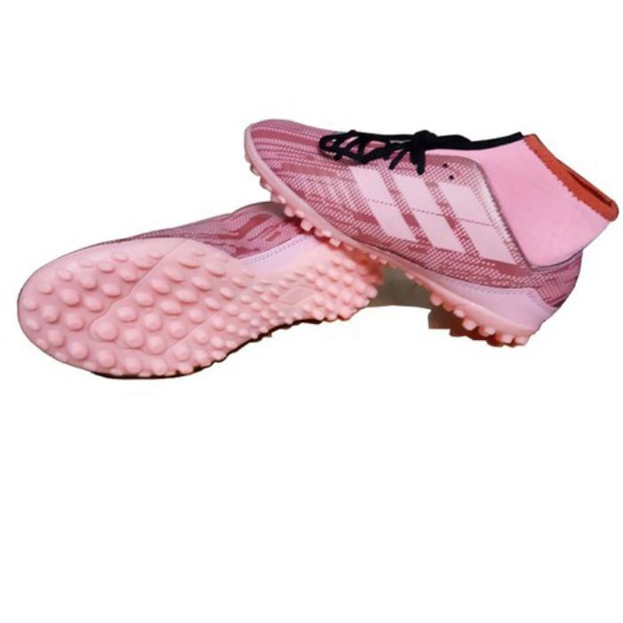 Giày Đá Banh Cổ Cao Màu Hồng