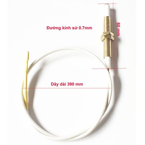 Multi-functional negative gas stove ignition ceramic wire/porcelain wire