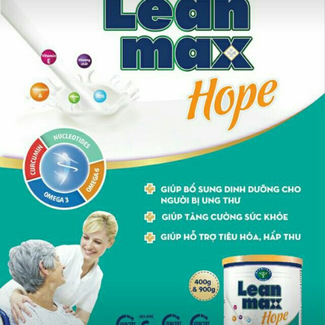 [HCM]LEAN MAX HOPE 900g( DINH DƯỠNG DÀNH CHO BỆNH NHÂN UNG THƯ)