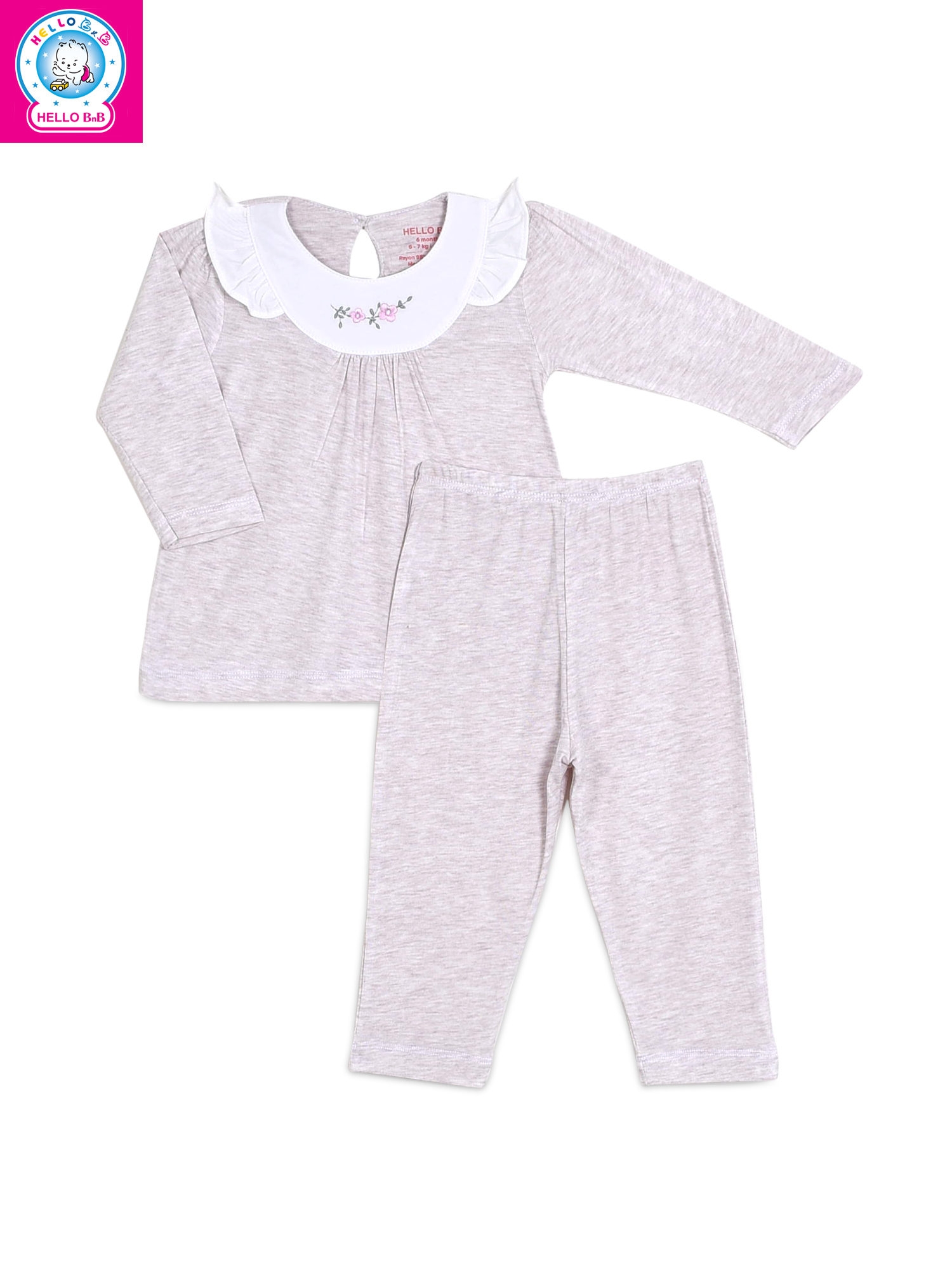 Bộ dài bé gái phối đô BSS1714 - HELLO BnB