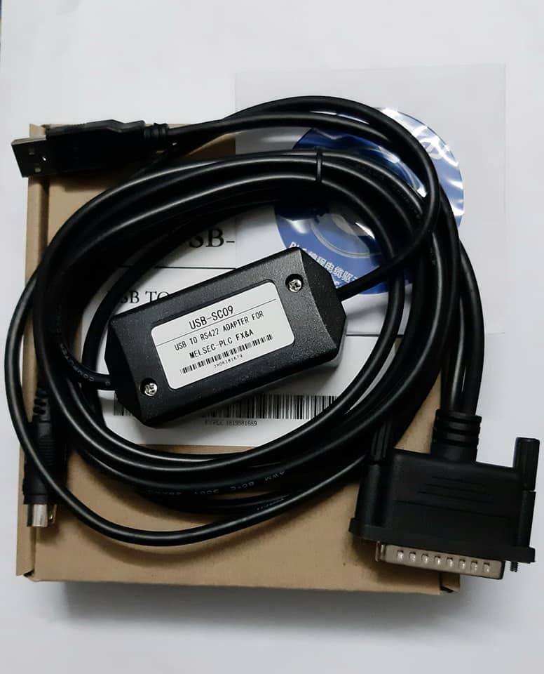 [HCM]Cáp lập trình USB-SC09 cho PLC Mitsubishi FX và A