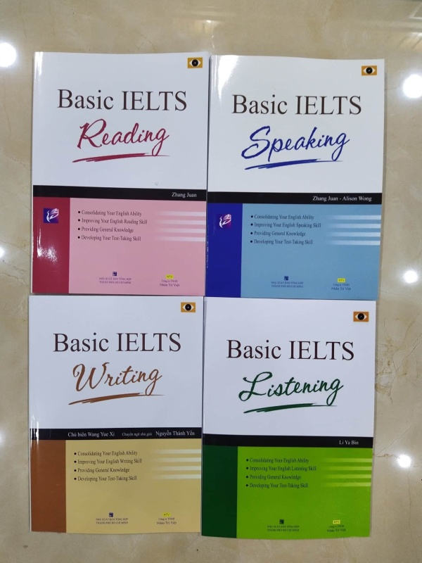 Combo Basic IELTS - 4 quyển (File nghe Listening)