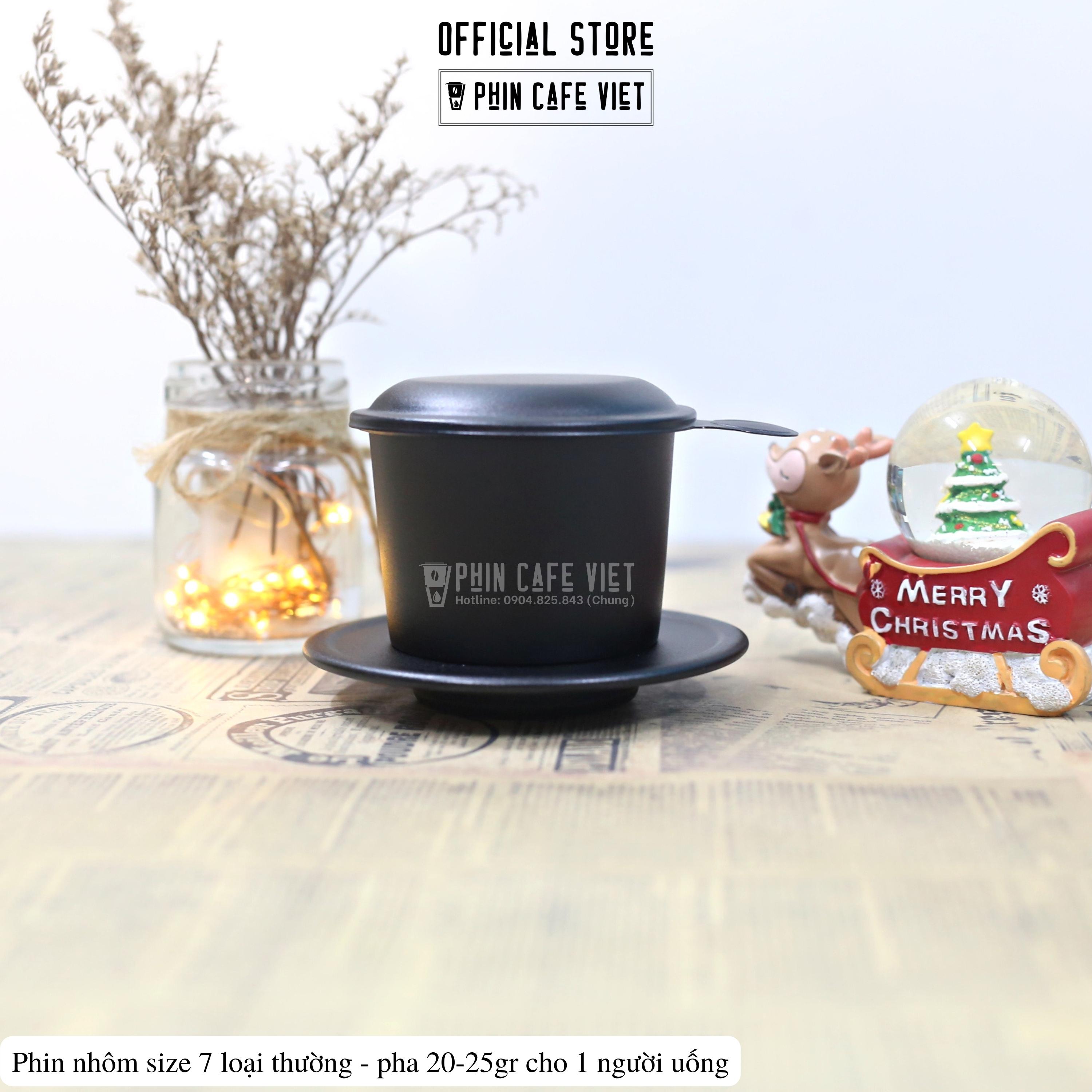 Phin nhôm pha cà phê size 7 [Khách khắc logo vui lòng liên hệ shop trước khi đặt hàng]