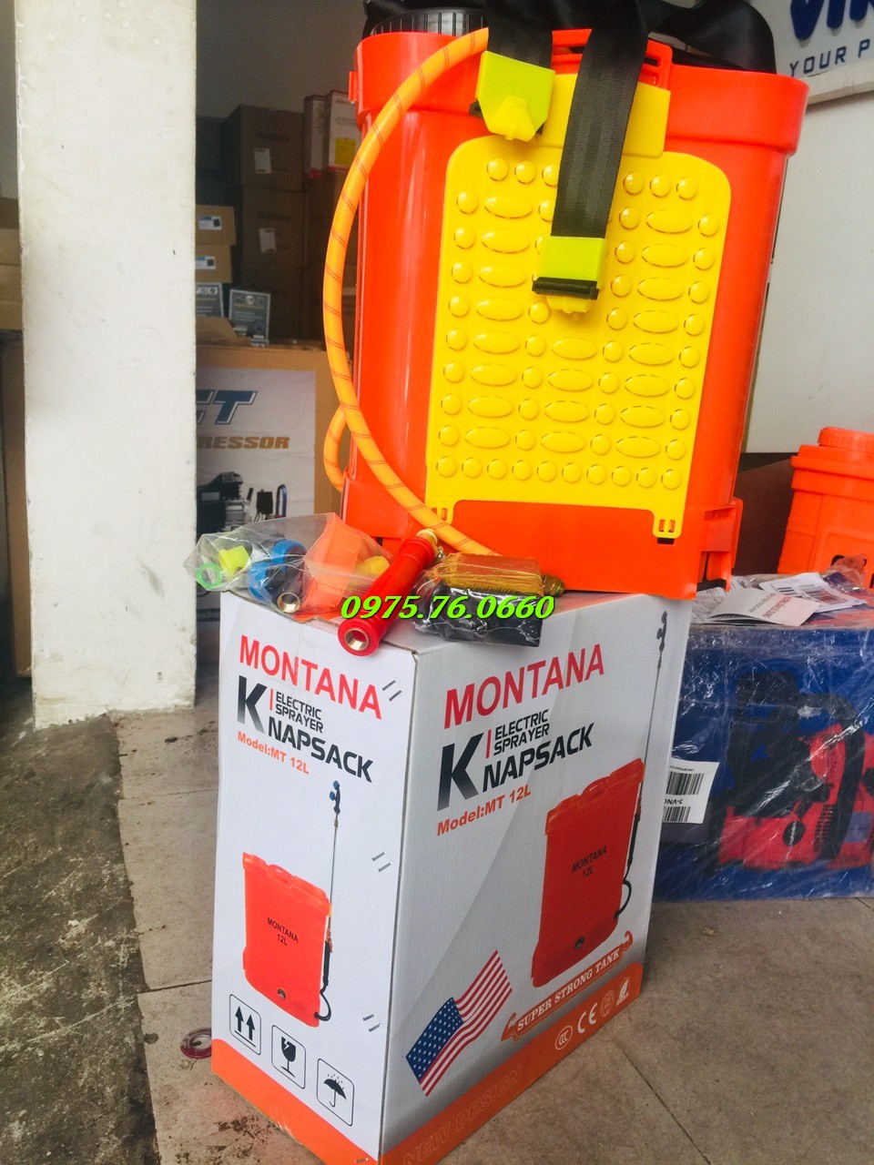 [HCM]BÌNH XỊT ĐIỆN 12L BÌNH XỊT ĐIỆN MONTALA 12 LÍT
