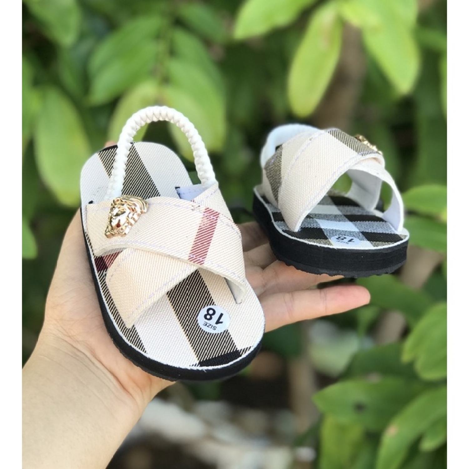 Dép sandal BBR đế bệt size gia đình đủ số
