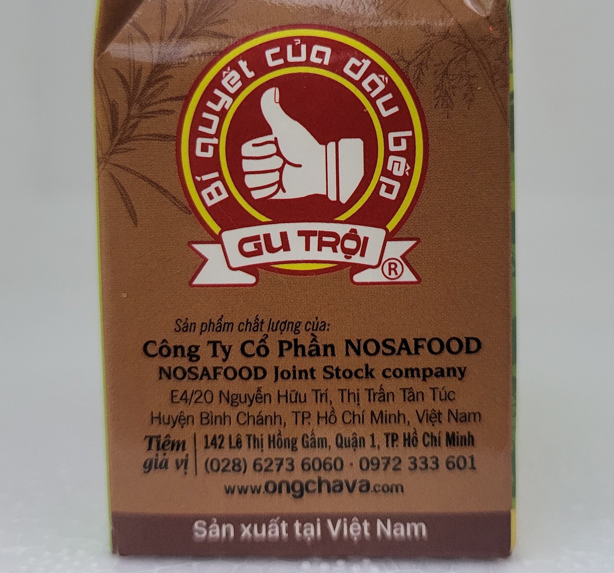 [Hộp giấy 8g] LÁ NGUYỆT QUẾ Ông Chà Và [VN] NOSAFOOD Bay Leaf