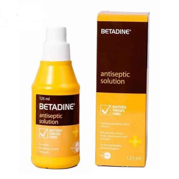 Betadine 10% 125ml Antiseptic sát khuẩn-125ml