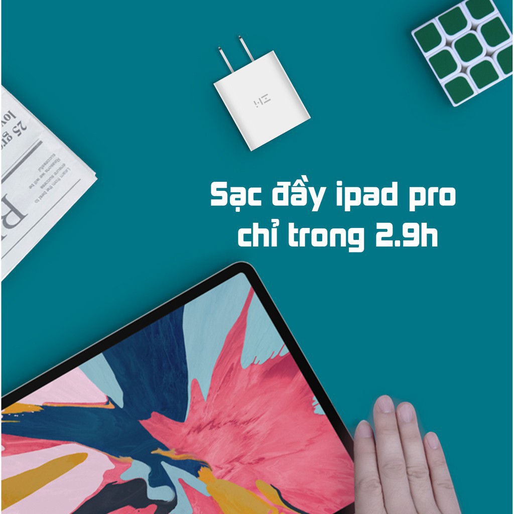 Củ Sạc Nhanh 20W Xiaomi Zmi Cổng USB Type C HA716