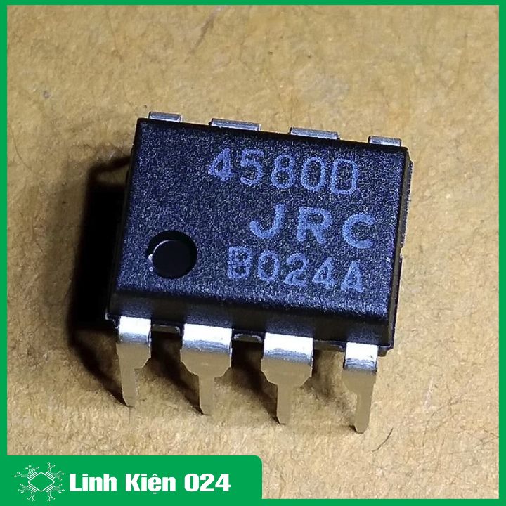 IC khuếch đại JRC4580 DIP8