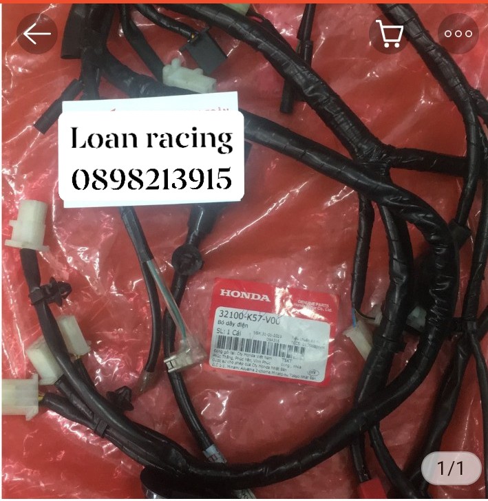 DÂY ĐIỆN SƯỜN WAVE BLADE ZIN HONDA