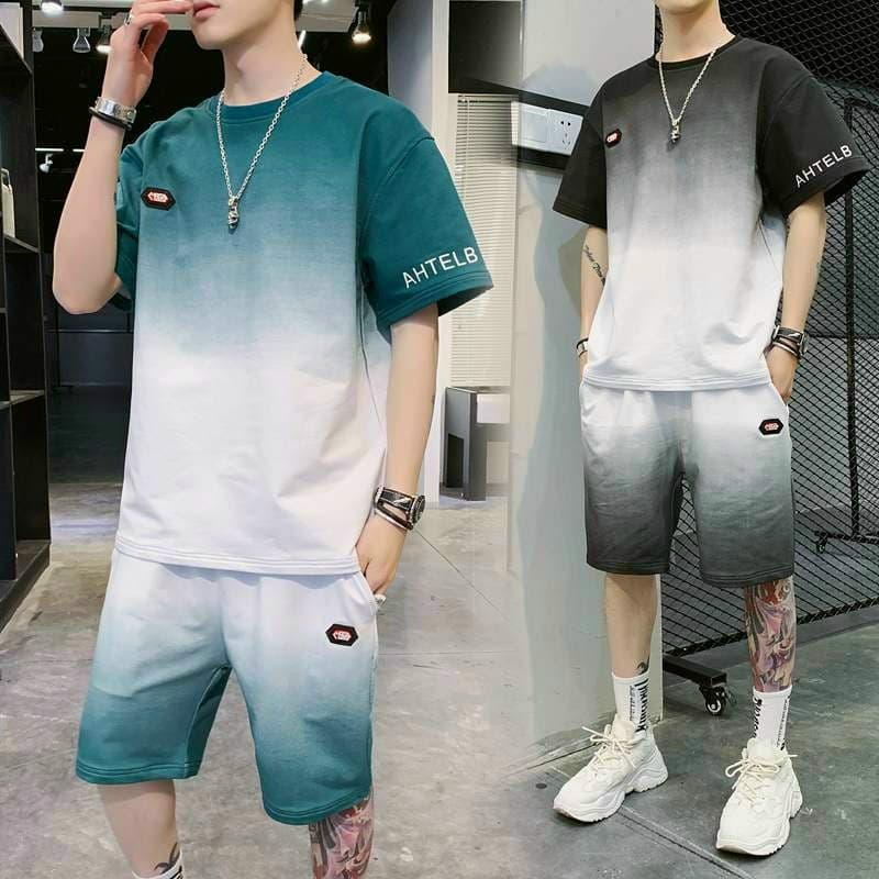 [HCM]Bộ Thể Thao Thun Nam Nữ Loang Màu Cực Chất