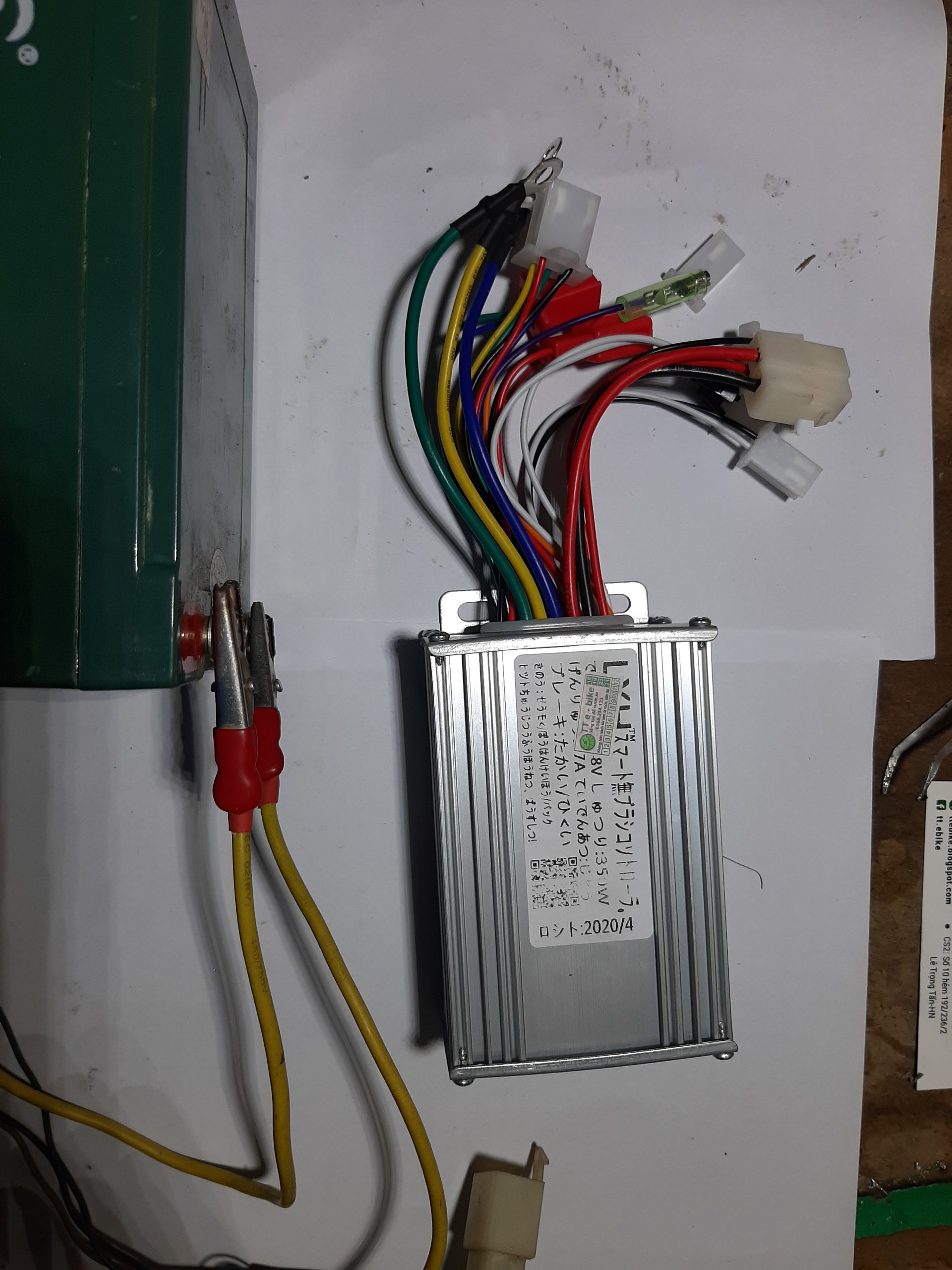 Mạch điều tốc Động cơ 3 Pha  BLDC 12V-250/350w ( BLDC motor speed regulator 12V250w/350w)