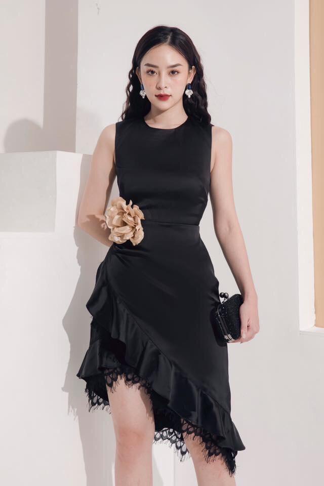 Đầm xòe dự tiệc sang chảnh DT