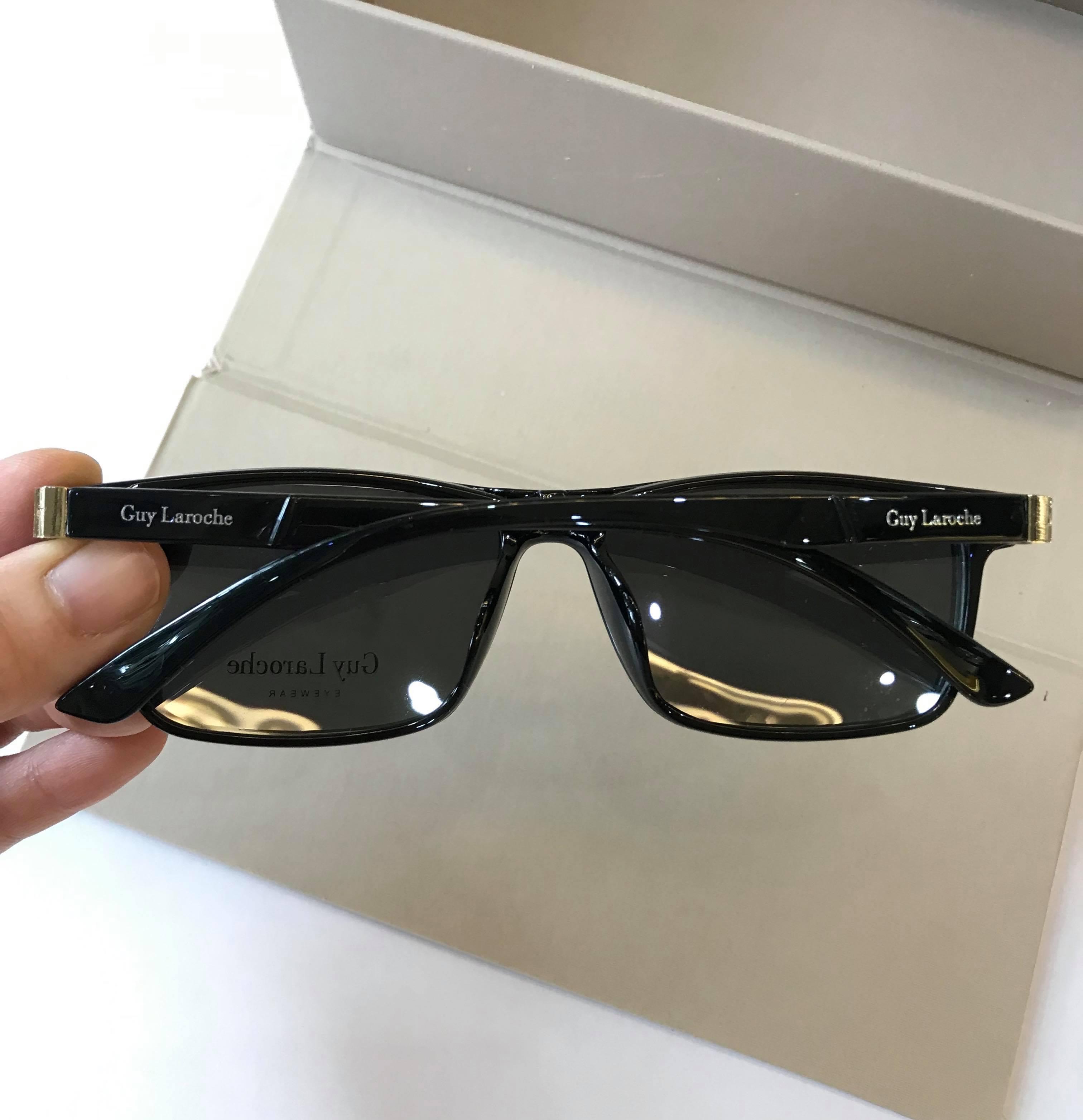 Kính CẬN RÂM 2 tròng GUY LAROCHE cao cấp (ĐEN)