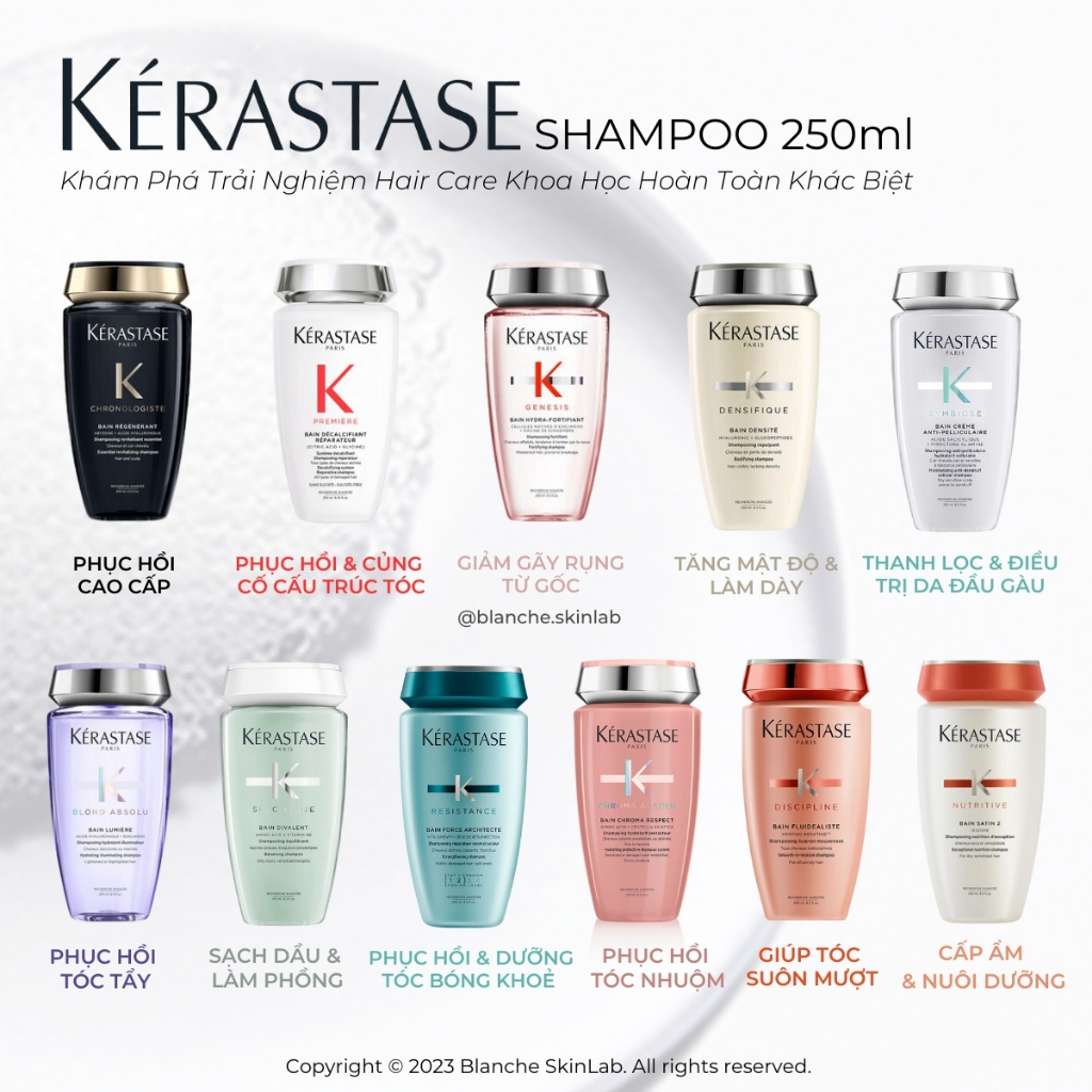Dầu gội Kerastase shampoo 1000ml