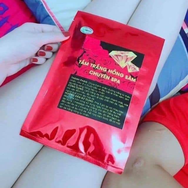 Tắm trắng hồng sâm chuyên Spa