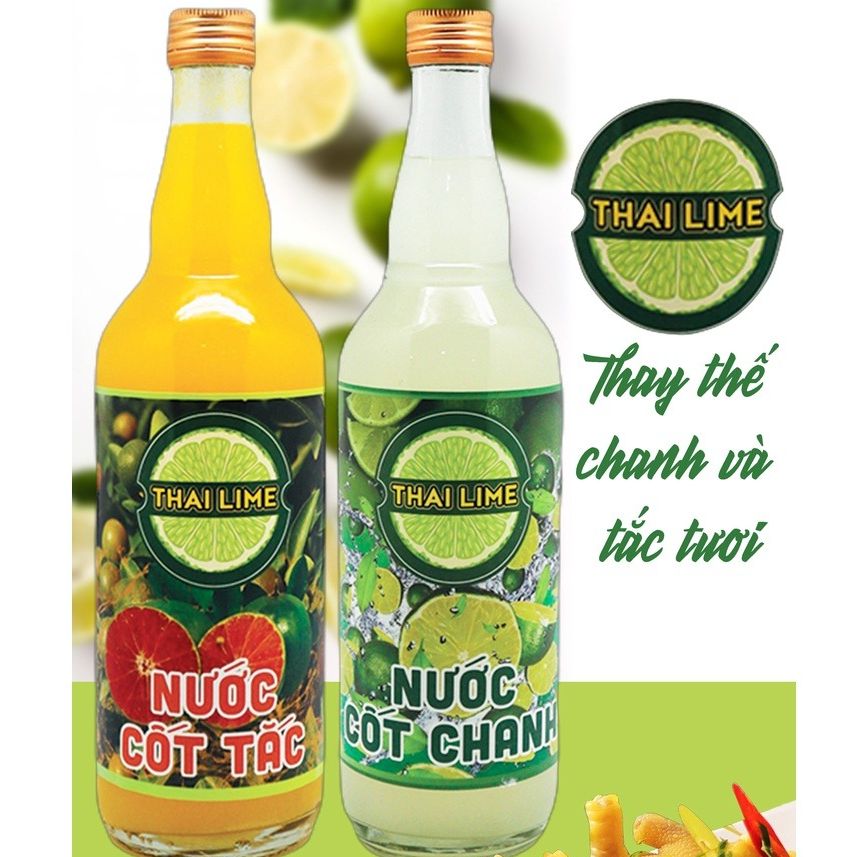Nước cốt chanh, nước cốt tắc Thailime chai 500ml