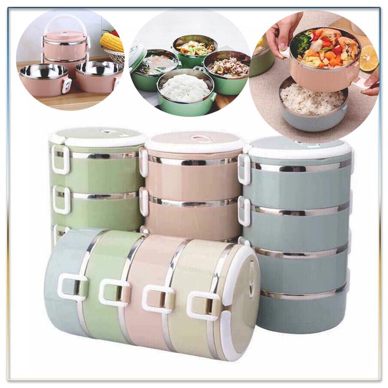 HỘP ĐỰNG CƠM INOX 4 TẦNG - CẶP LỒNG INOX CÀ MÈN