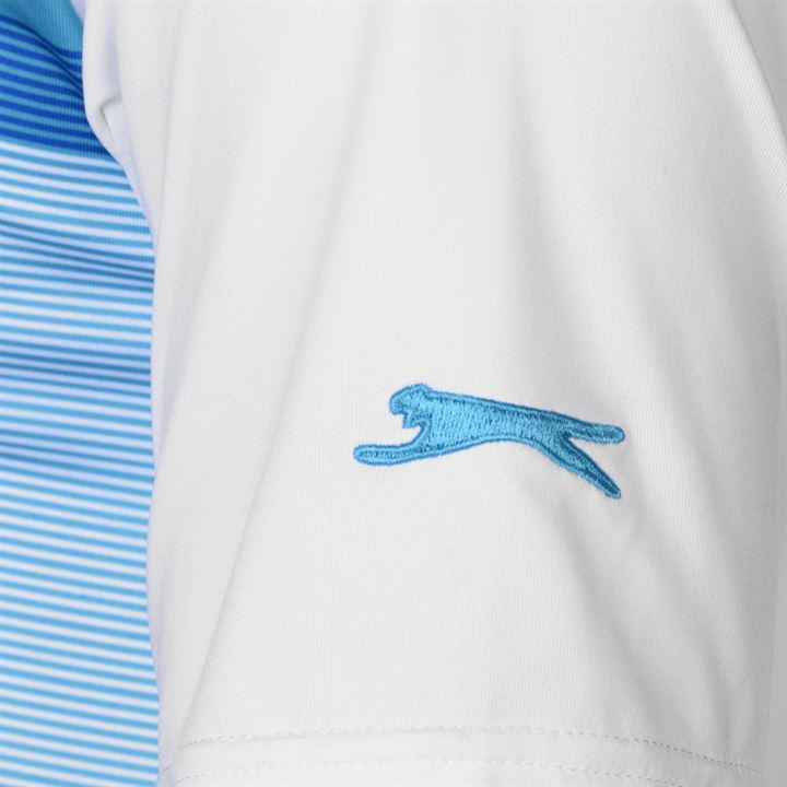 Áo Thun Golf Nam Slazenger Gradient Polo (màu Aqua) - Hàng size UK