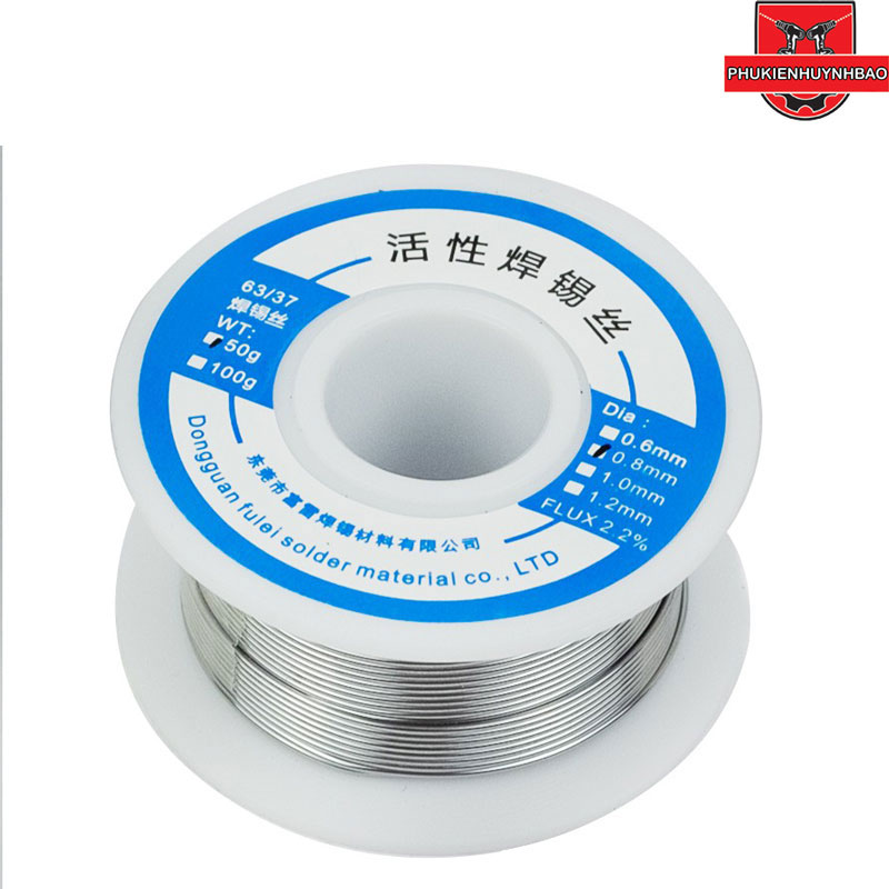 Thiếc hàn 63a-63% 0.8mm 1mm mối hàn chắc và bóng