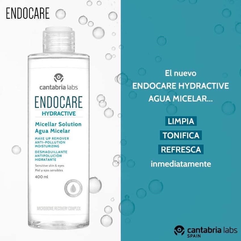Nước tẩy trang Endocare Hydractive Micellar Solution Aqua Micelar 400ml
