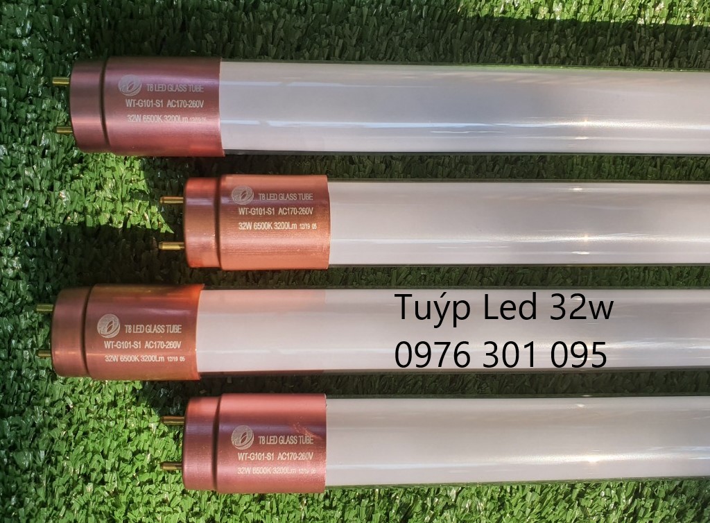 [ 2 Bộ ] Đèn Led Đôi 1m2 64w siêu sáng (1 máng & 2 bóng) [Đủ Wat]