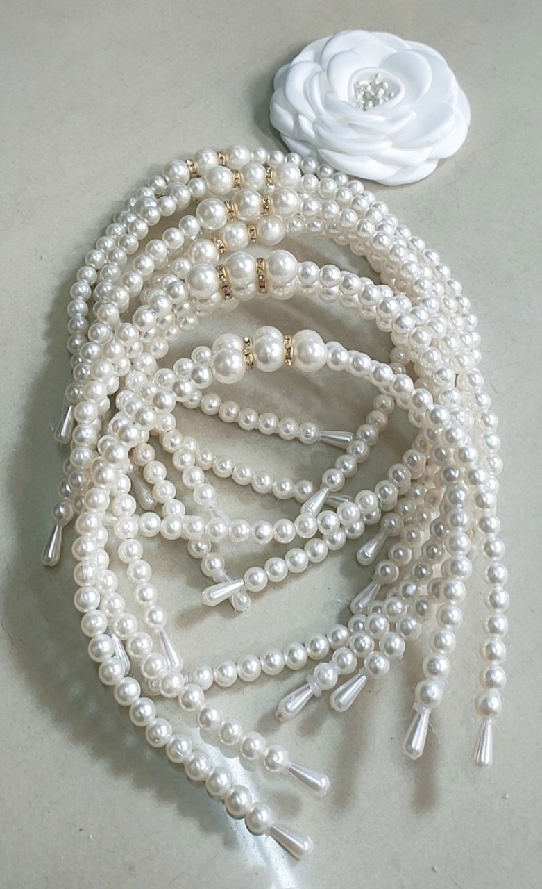 Cài tóc Ngọc Trai Handmade hàng VN Chắc chắn