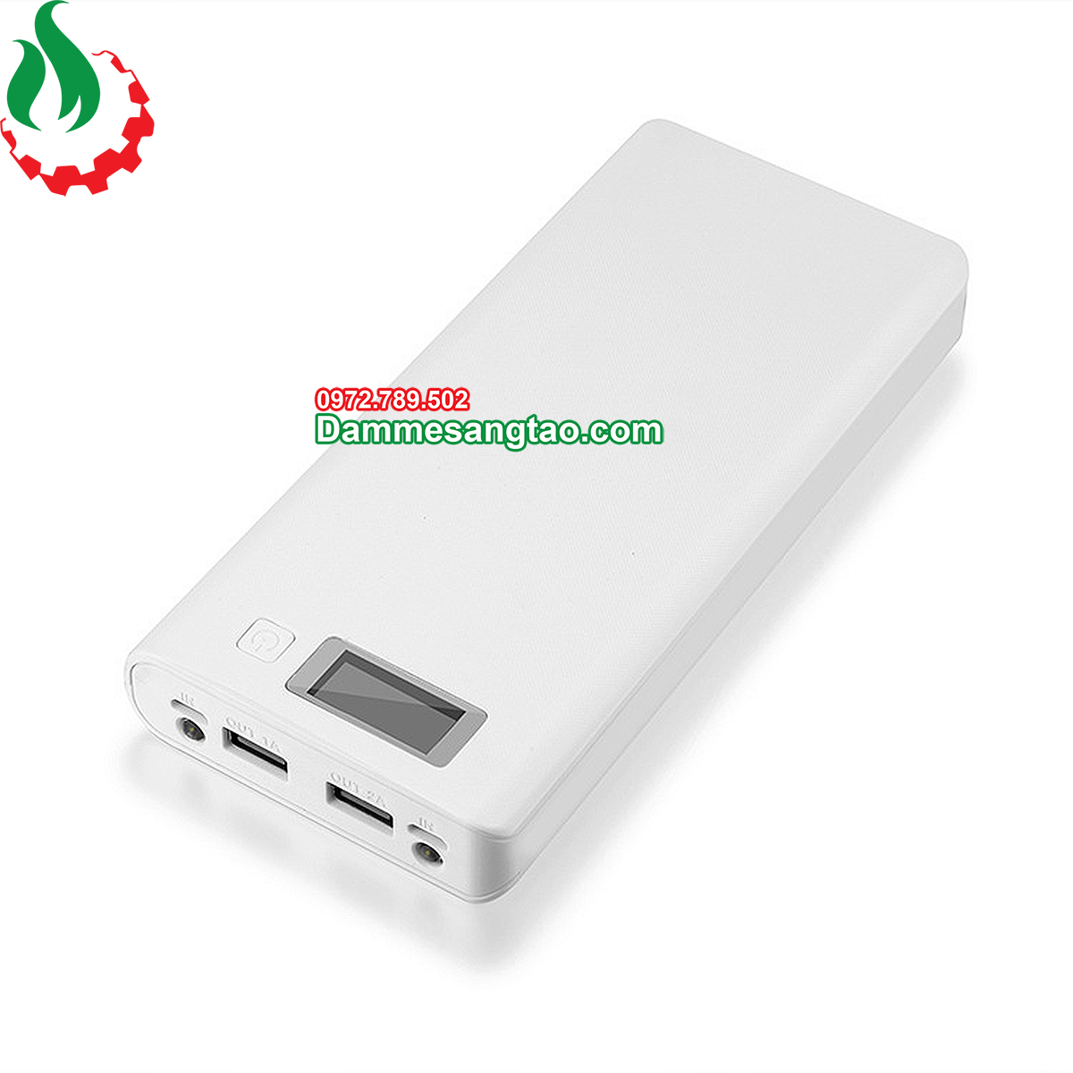 Box sạc dự phòng 8 cell 18650 LCD (Không pin)